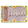 $10,000 Monte Carlo Ceramic Plaque
