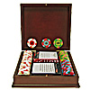 100 Paulson� Tophat & Cane Clay Poker Chips w/Wooden Case