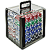 1000 11.5G Holdem Poker Chip Set w/Acrylic Carrier