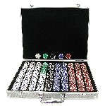 1000 Deadwood Casino 11.5 Gram Poker Chips in ALUM Case