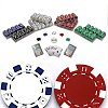 1000 Striped Dice 11.5 Gram Poker Chips Texas Hold em Set