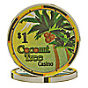 10g Ceramic Coconut Tree Chip - $1