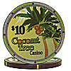 10g Ceramic Coconut Tree Chip - $10
