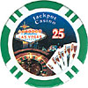 11.5G Jackpot Casino Clay Chips $25