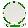 11.5g Classic Eight Stripe Dual Color Chip- Green