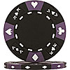 14 Gram Black Tri-Color Ace King Suited Chip