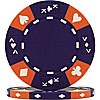 14 Gram Blue Tri-Color Ace King Suited Chip