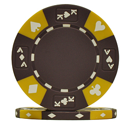 14 Gram Purple Tri-Color Ace King Suited Chip