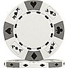 14 Gram White Tri-Color Ace King Suited Chip