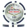 15g Clay Laser Las Vegas Chip - 100