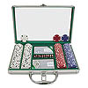 200 Chip Texas Hold'Em Set w/Clear Cover Aluminum Case
