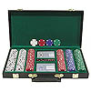 300 Chip Texas Hold'Em Set w/Deluxe Case