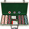 300 Paulson� Tophat & Cane Clay Poker Chips w/Aluminum Case