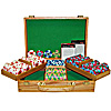 300 Paulson� Tophat & Cane Clay Poker Chips w/Wooden Case