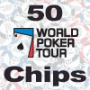 50 World Poker Tour� 11.5g Clay-Filled Poker Chips
