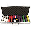 500 10 g Ceramic Coconut Tree Chip Set w/ Aluminum Case