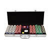 500 11.5 Gram DICE-STRIPED Chips in ALUM Case