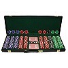 500 11.5 Gram STRIPED DICE Chips DELUXE SET