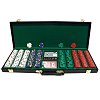 500 13 gm Pro Clay Casino Chips w/ Deluxe Case