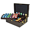 500 Paulson� National Poker Series Chips w/Mahogany Case