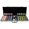 500 Paulson� Tophat & Cane Clay Poker Chips w/Aluminum Case