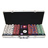 500 Chip Tri-Color Triple Crown Set w/Aluminum Case