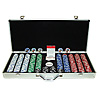 650 Jackpot Casino Clay Chips w/ Aluminium Case