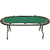 96 Inch Hold'em Table with Dealer Position