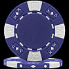 Ace/King Suited 11.5 g BLUE Poker Chip