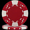 Ace/King Suited 11.5g RED Poker Chips
