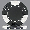 11.5g BLACK Lucky Crown Poker Chips