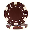 11.5 Gram BROWN STRIPED DICE Chip