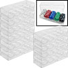 Clear Acrylic Chip Trays & Covers set of 10