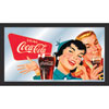 Coca-Cola Vintage Mirror Horizontal Couple Enjoying Coke
