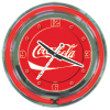 Coca Cola Neon Clock - 14 inch Diameter
