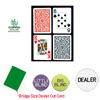 Copag� Bridge Size PLASTIC Playing Cards & Dealer Kit