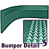 Craps Diamond Pyramid Bumper Rubber