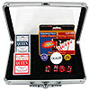 Dealer Kit with Buttons and Cards in Aluminum Case