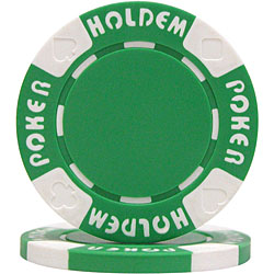 11.5g GREEN Suit Holdem Poker Chip