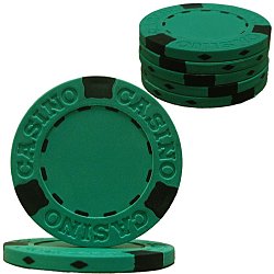 13 gram GREEN PRO CLAY CASINO Chip