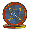 Grand Royale Ceramic Chips - Blue