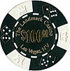 11.5g Landmark Casino $100 Lucky Crowns Poker Chips
