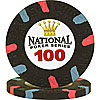 National Poker Series Paulson Chip $100 Black