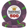 National Poker Series Paulson Chip $500 Purple