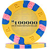 $100000 Yellow NexGen� PRO Classic Style Poker Chips