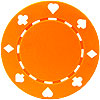 11.5 Gram ORANGE SUITED Chip