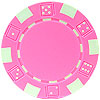 11.5 Gram PINK STRIPED DICE Chip