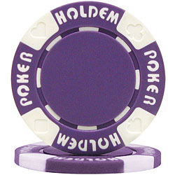 11.5g PURPLE Suit Holdem Poker Chip