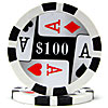 11.5g 4 Aces Poker Chip $100