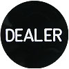 Professional Black Dealer Button